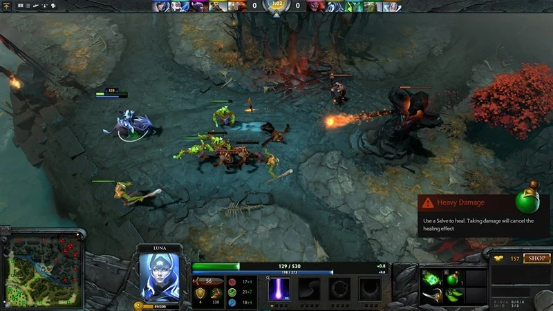 Giá game Dota 2 được bán tại Thái Lan với giá khoảng 60.000 VNĐ