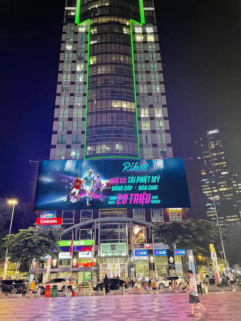 Billboard Rik88 mở rộng chiến dịch khắp toàn cầu